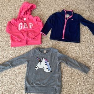 girls 3 pieces set - size S (6-7)